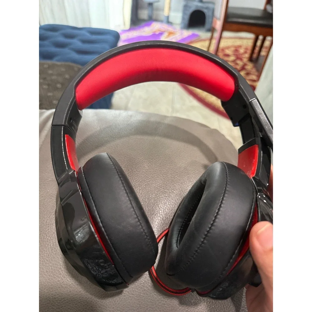 Gaming Headset‎ Dragon Red Black Wired Over Ear Circumaural